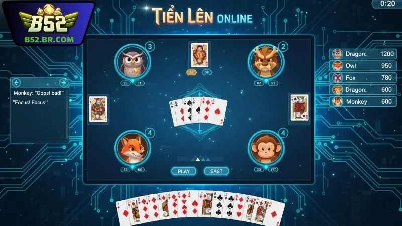 Luật chơi Tiến lên đếm lá B52