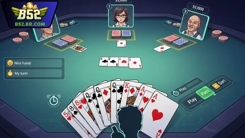 Tiến lên đếm lá B52 – Cách chơi, mẹo thắng và chiến thuật 5 Tiến lên đếm lá B52