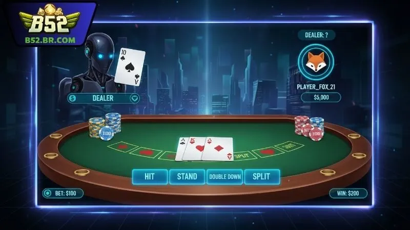 Xì dách B52 – Trải nghiệm đánh bài tốc độ cao và chuẩn xác 2 Giới thiệu xì dách tại B52